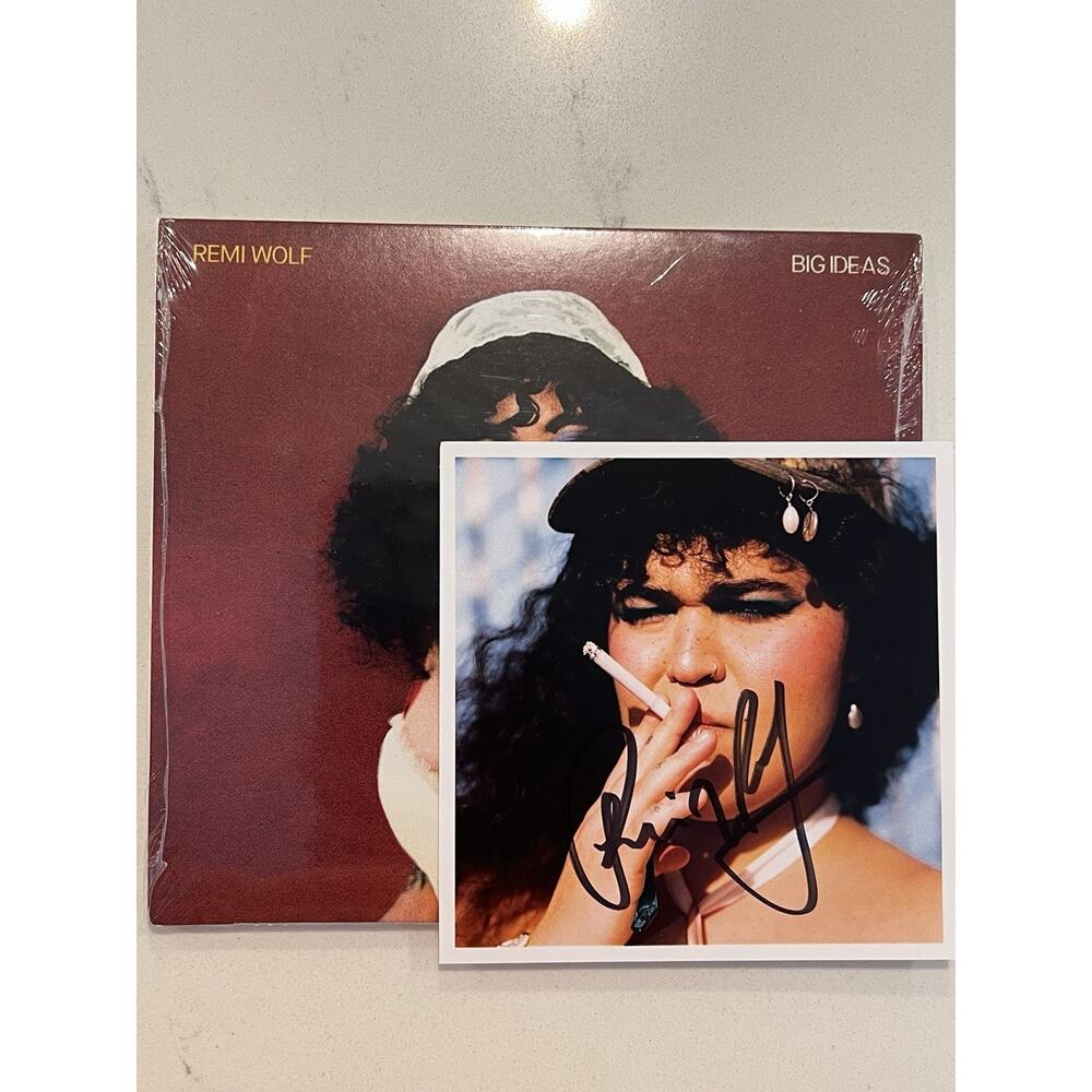 REMI WOLF * BIG IDEAS * 13 TRK CD w/ LIMITED SIGNED ART CARD * AUTOGRAPHED #4